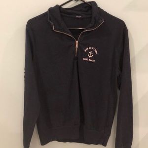 brandy melville saint barth zip up top